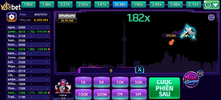 Game Nhanh Aviator Tại VaoBet Chuyến Bay Đổi Thưởng Đỉnh Cao Nhất Hiện Nay