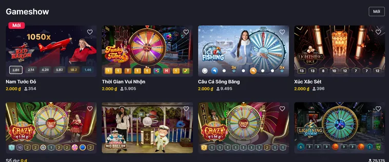 Trải Nghiệm Đỉnh Cao Các Tựa Table Game Game Shows Tại VaoBet Uy Tín