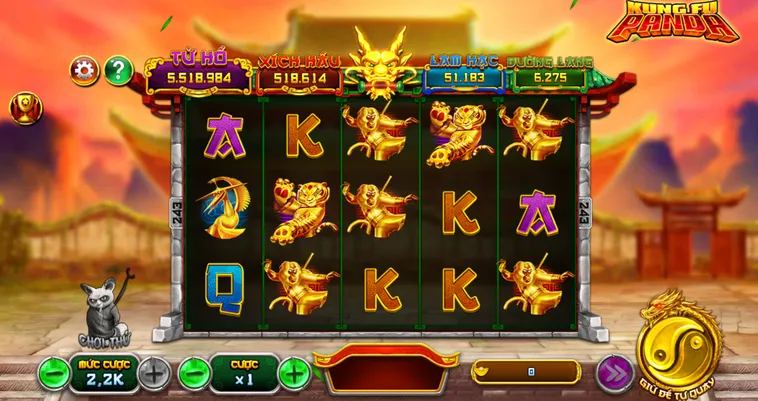 Slot Game Kungfu Panda Tại VaoBet Thế Giới Săn Thưởng Cùng Những Chú Gấu Đáng Yêu