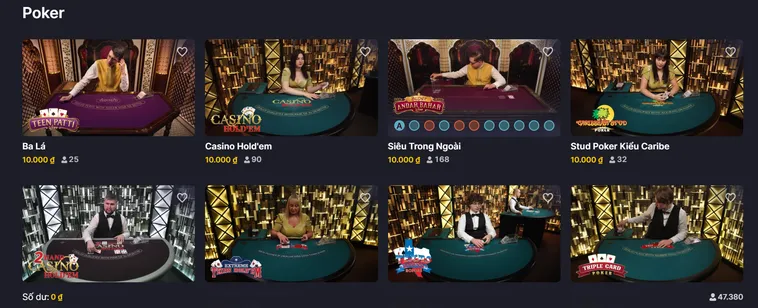 Poker Tại VaoBet Trải Nghiệm Săn Bài Đẳng Cấp Nhất Hiện Nay