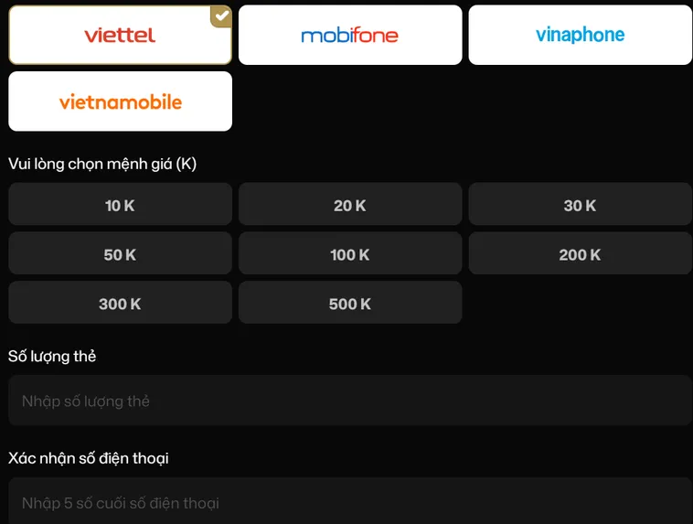 Rút Tiền VaoBet Bằng Thẻ Cào Tốc Độ Siêu Nhanh Đảm Bảo An Toàn Tuyệt Đối Cho Mọi Người Chơi