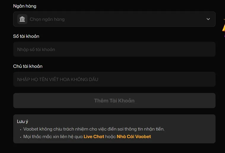 Rút Tiền VaoBet Tốc Độ Siêu Nhanh Đảm Bảo An Toàn Tuyệt Đối Cho Mọi Người Chơi