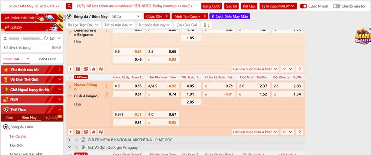 Khám Phá Nền Tảng Thể Thao SABA Sports Tại VaoBet Đẳng Cấp Thế Giới